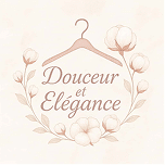 logo Douceur et Élégance vêtements femme et enfant style doux et élégant